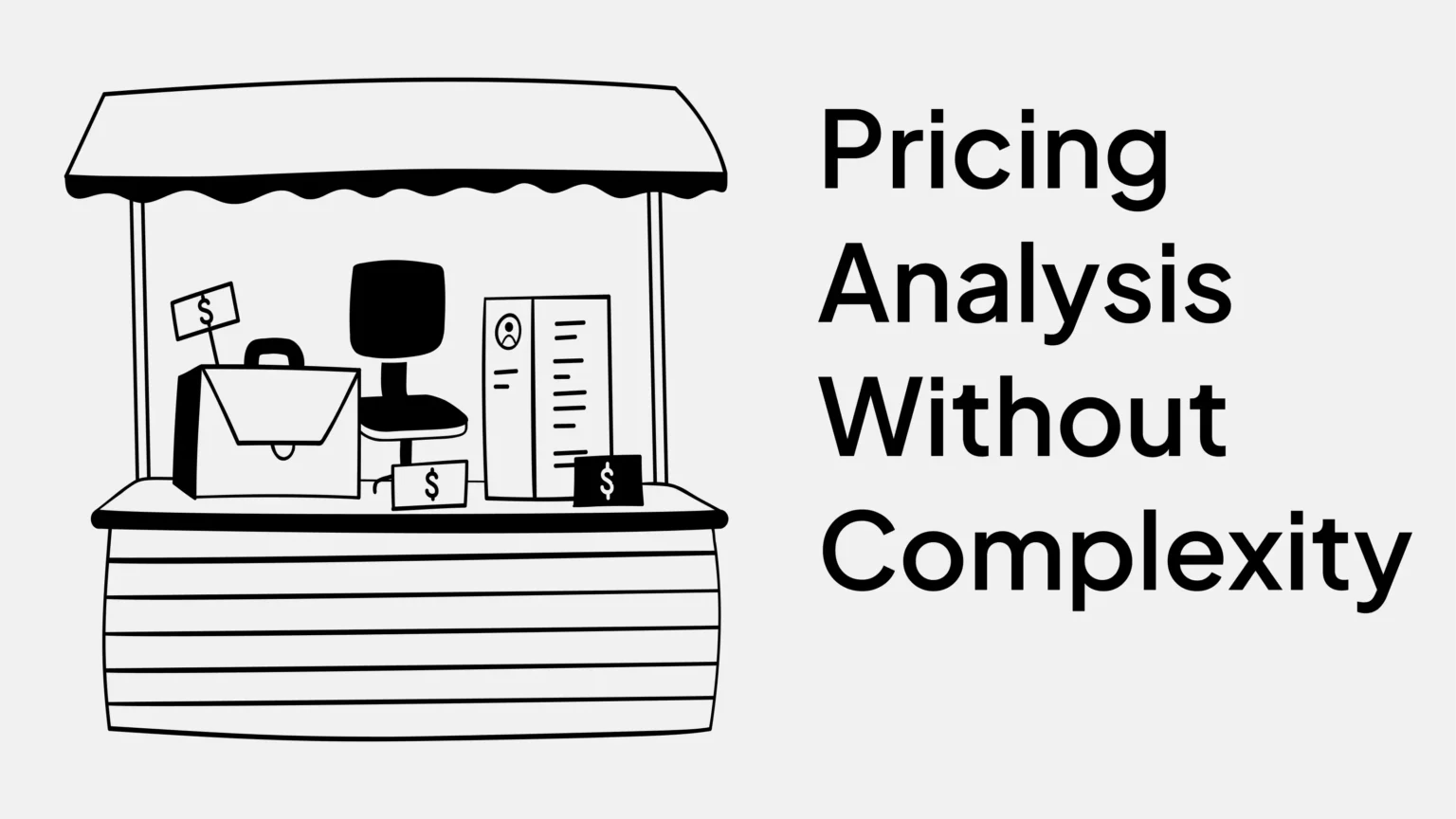 How to analyse competitive pricing